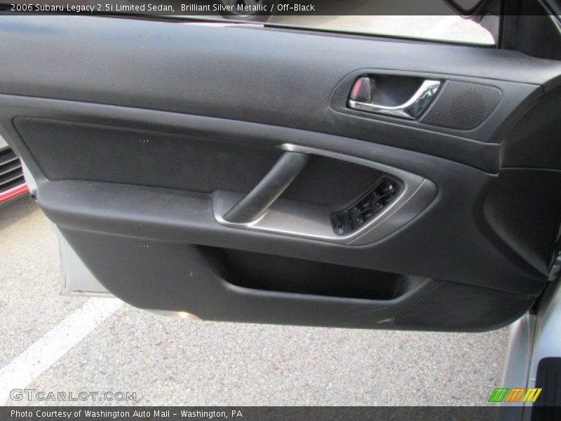 Brilliant Silver Metallic / Off-Black 2006 Subaru Legacy 2.5i Limited Sedan