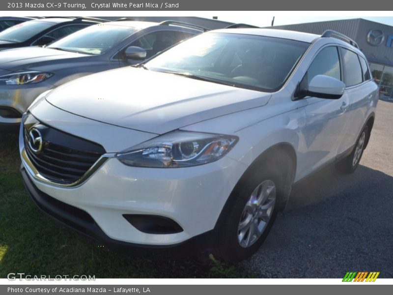 Crystal White Pearl Mica / Sand 2013 Mazda CX-9 Touring