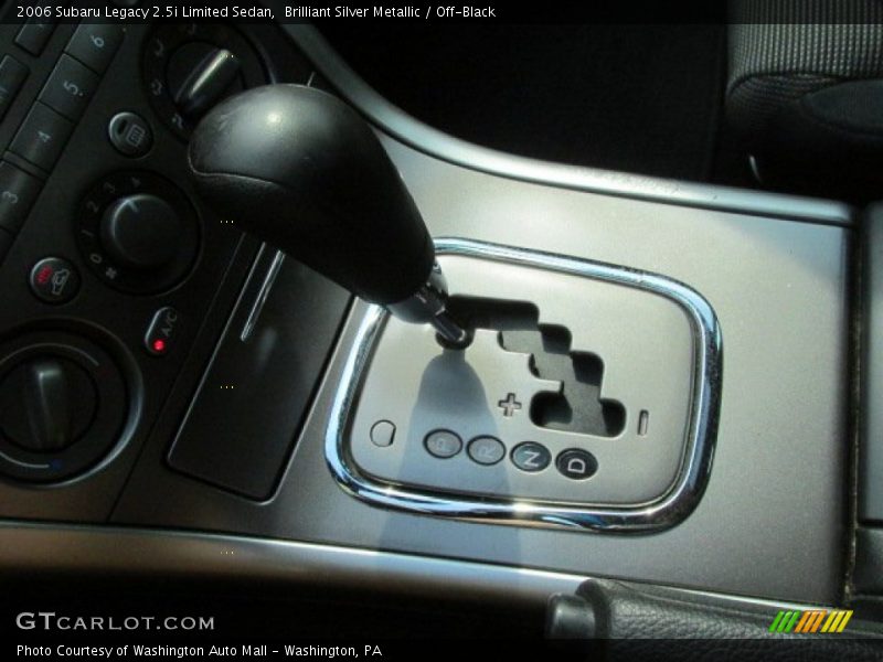 Brilliant Silver Metallic / Off-Black 2006 Subaru Legacy 2.5i Limited Sedan