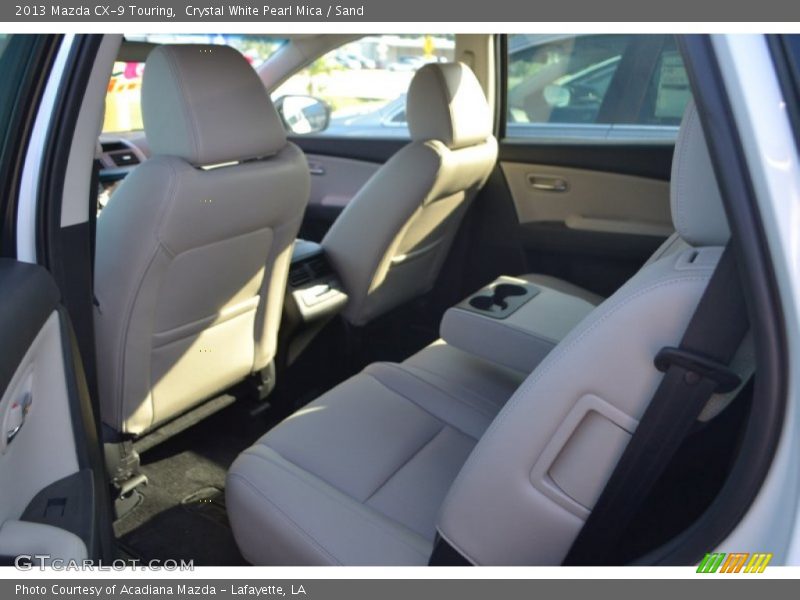 Crystal White Pearl Mica / Sand 2013 Mazda CX-9 Touring