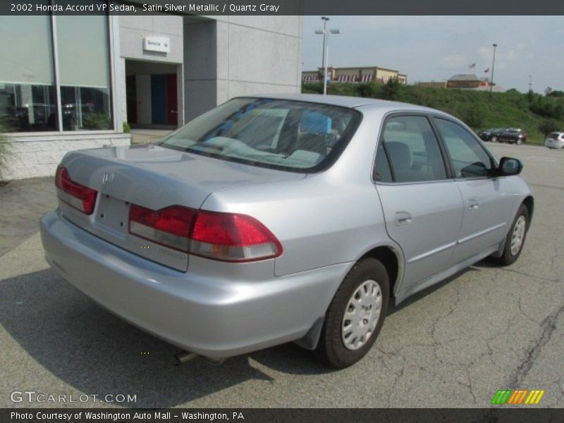 Satin Silver Metallic / Quartz Gray 2002 Honda Accord VP Sedan