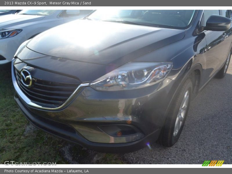 Meteor Gray Mica / Sand 2013 Mazda CX-9 Sport