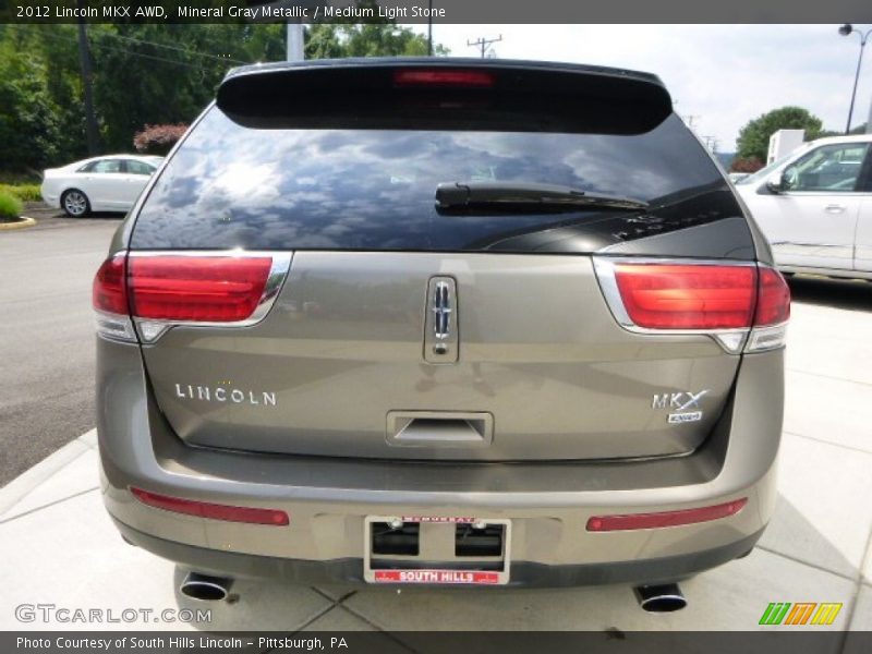 Mineral Gray Metallic / Medium Light Stone 2012 Lincoln MKX AWD