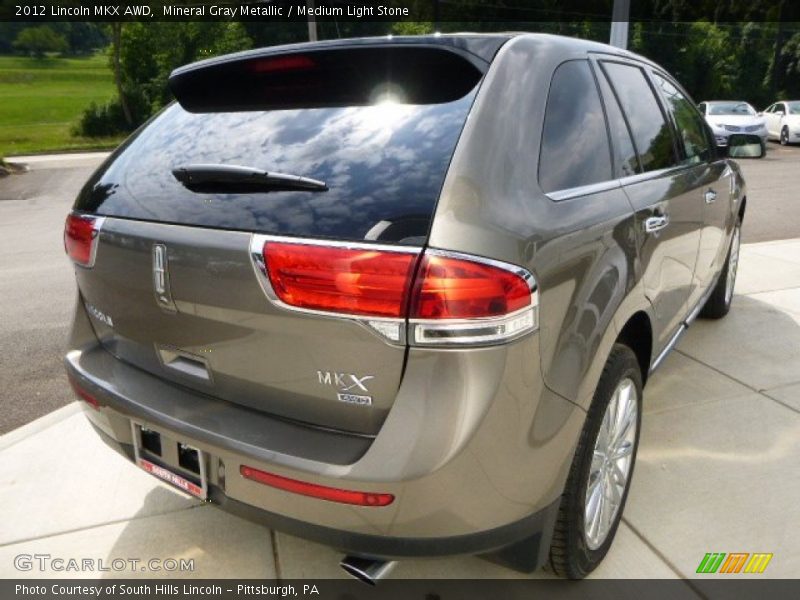 Mineral Gray Metallic / Medium Light Stone 2012 Lincoln MKX AWD