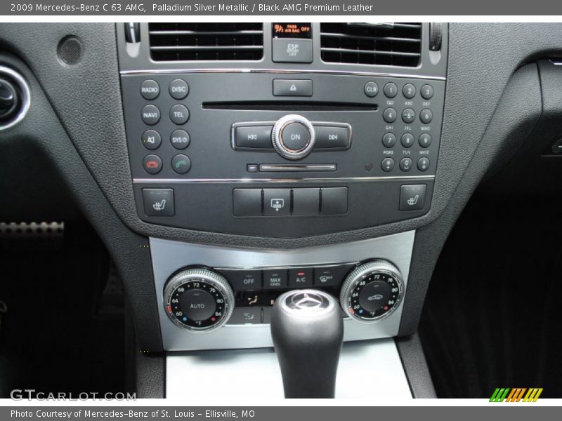 Palladium Silver Metallic / Black AMG Premium Leather 2009 Mercedes-Benz C 63 AMG
