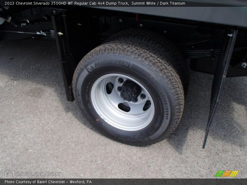 Summit White / Dark Titanium 2013 Chevrolet Silverado 3500HD WT Regular Cab 4x4 Dump Truck