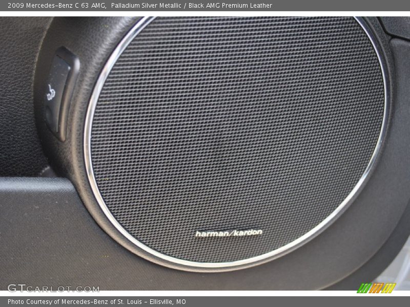 Palladium Silver Metallic / Black AMG Premium Leather 2009 Mercedes-Benz C 63 AMG