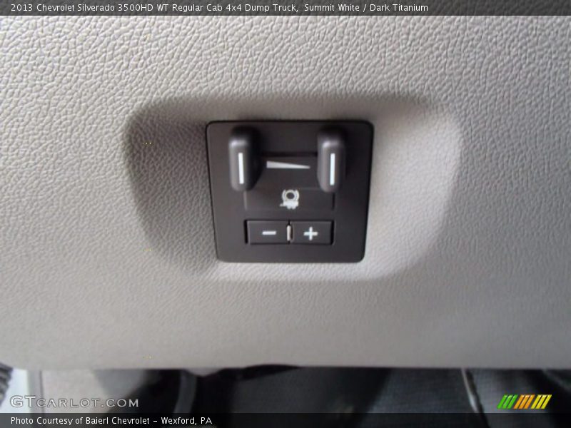 Summit White / Dark Titanium 2013 Chevrolet Silverado 3500HD WT Regular Cab 4x4 Dump Truck