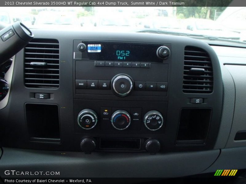 Summit White / Dark Titanium 2013 Chevrolet Silverado 3500HD WT Regular Cab 4x4 Dump Truck