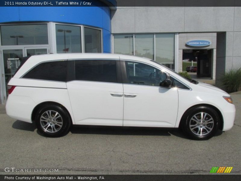 Taffeta White / Gray 2011 Honda Odyssey EX-L