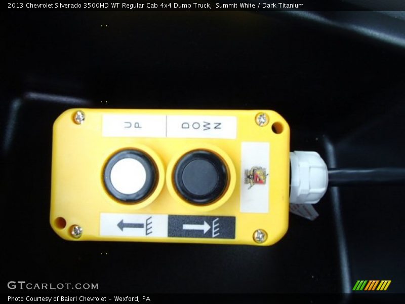 Summit White / Dark Titanium 2013 Chevrolet Silverado 3500HD WT Regular Cab 4x4 Dump Truck
