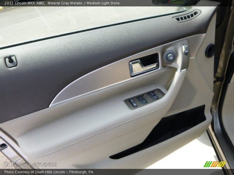 Mineral Gray Metallic / Medium Light Stone 2012 Lincoln MKX AWD