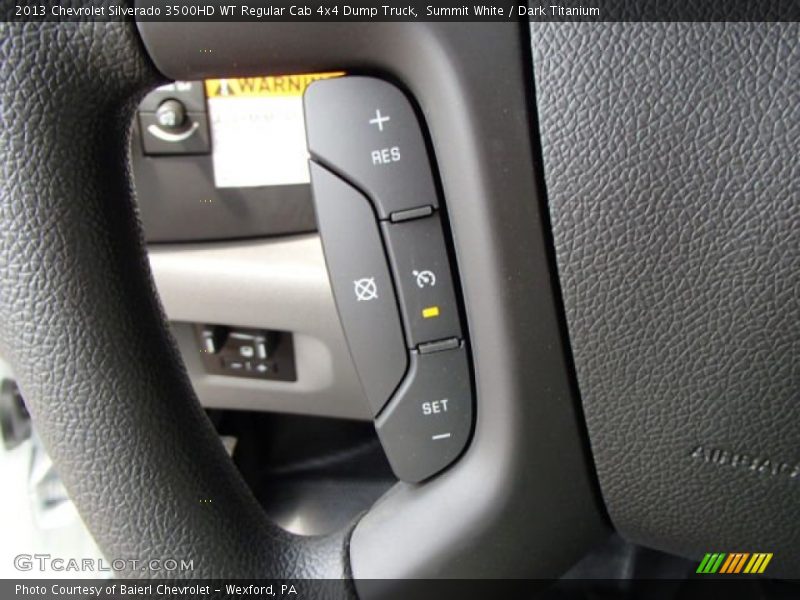 Summit White / Dark Titanium 2013 Chevrolet Silverado 3500HD WT Regular Cab 4x4 Dump Truck