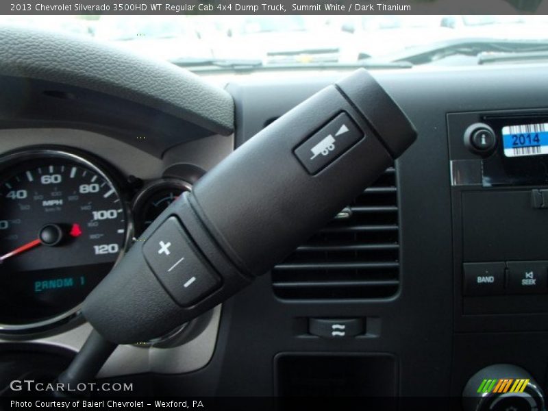 Summit White / Dark Titanium 2013 Chevrolet Silverado 3500HD WT Regular Cab 4x4 Dump Truck