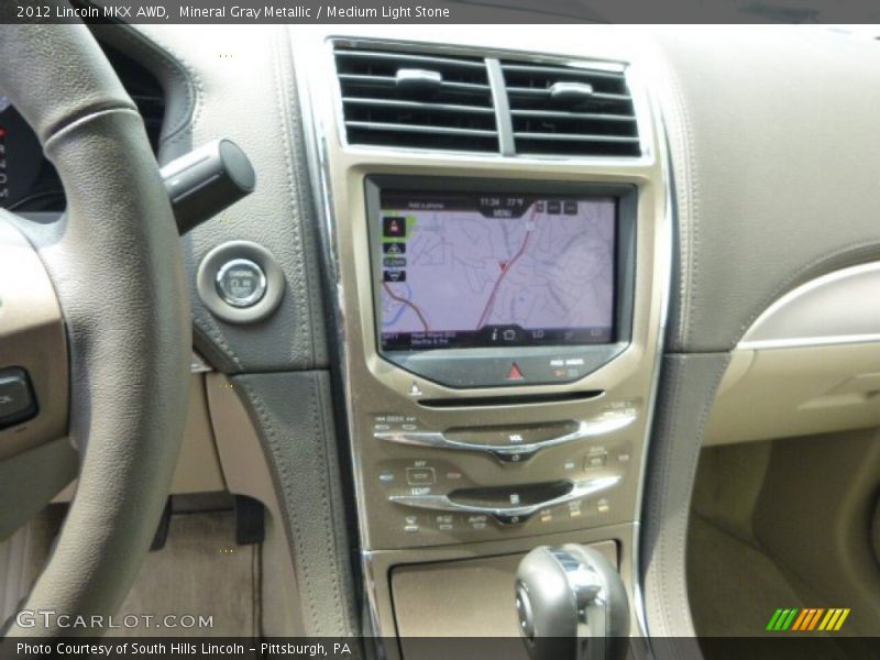 Mineral Gray Metallic / Medium Light Stone 2012 Lincoln MKX AWD