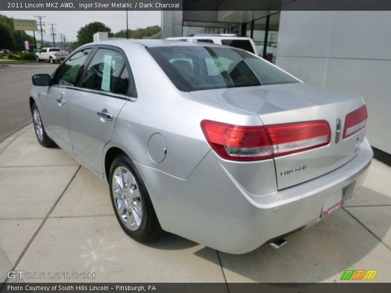 Ingot Silver Metallic / Dark Charcoal 2011 Lincoln MKZ AWD
