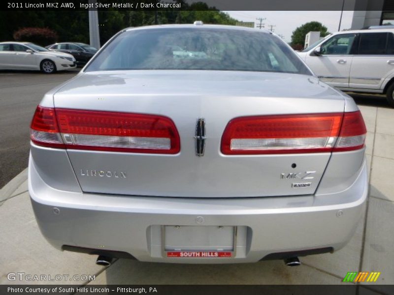 Ingot Silver Metallic / Dark Charcoal 2011 Lincoln MKZ AWD