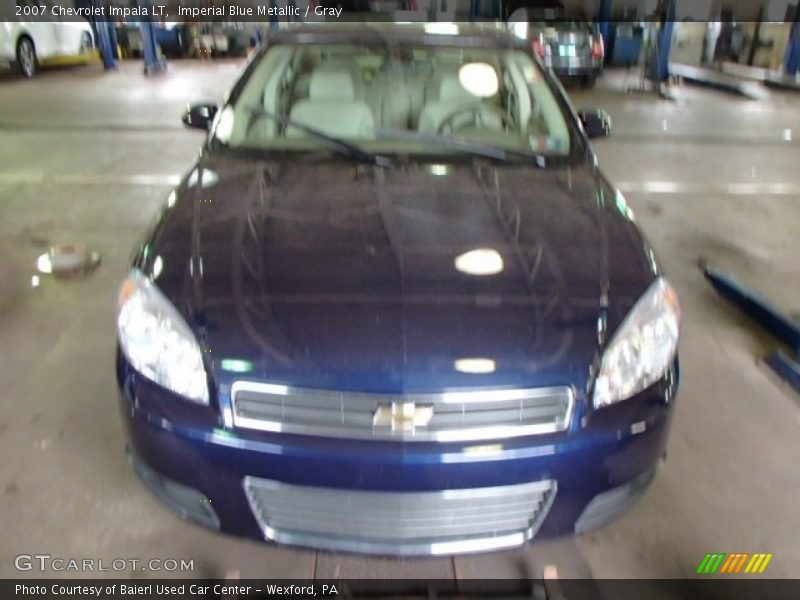 Imperial Blue Metallic / Gray 2007 Chevrolet Impala LT