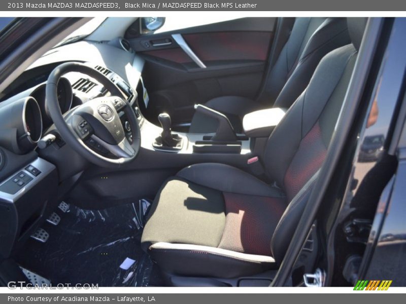 Black Mica / MAZDASPEED Black MPS Leather 2013 Mazda MAZDA3 MAZDASPEED3