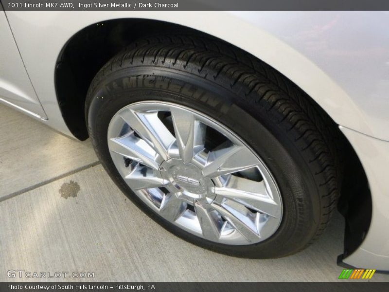 Ingot Silver Metallic / Dark Charcoal 2011 Lincoln MKZ AWD