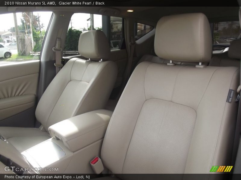 Glacier White Pearl / Black 2010 Nissan Murano SL AWD
