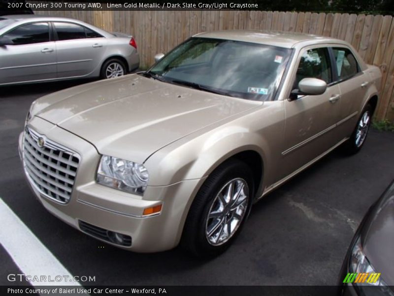 Linen Gold Metallic / Dark Slate Gray/Light Graystone 2007 Chrysler 300 Touring AWD
