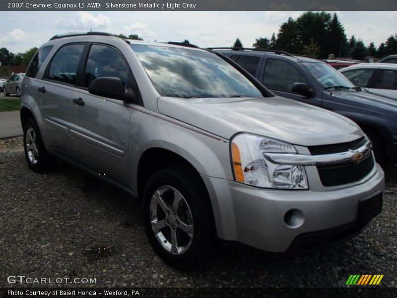 Silverstone Metallic / Light Gray 2007 Chevrolet Equinox LS AWD