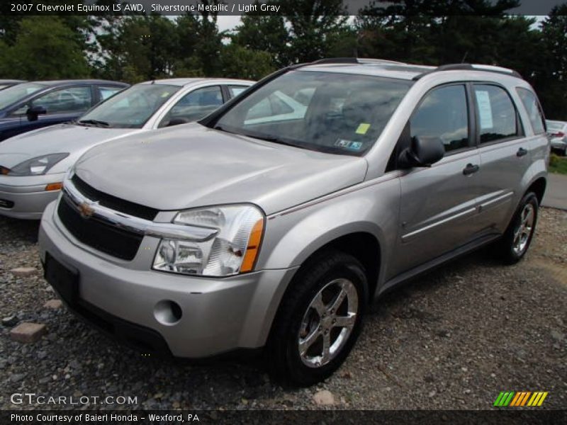 Silverstone Metallic / Light Gray 2007 Chevrolet Equinox LS AWD