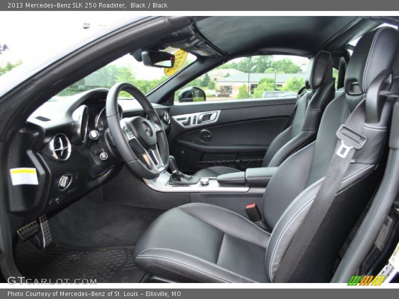 Black / Black 2013 Mercedes-Benz SLK 250 Roadster