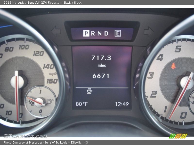 Black / Black 2013 Mercedes-Benz SLK 250 Roadster