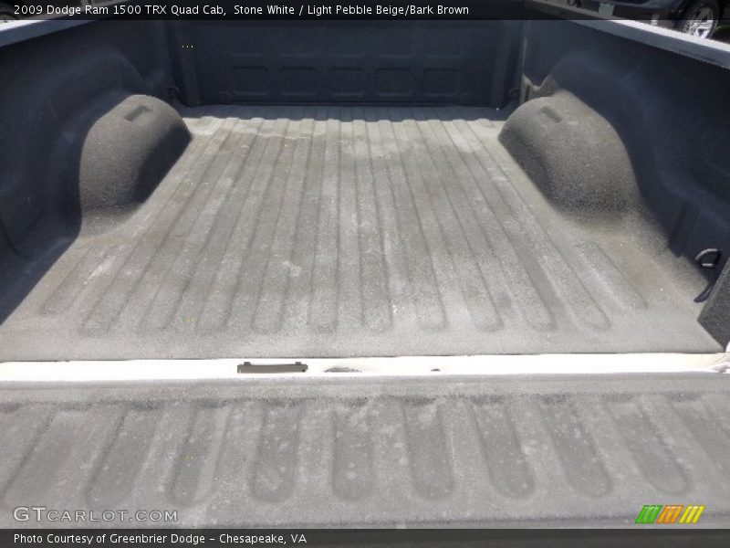 Stone White / Light Pebble Beige/Bark Brown 2009 Dodge Ram 1500 TRX Quad Cab