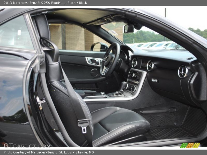 Black / Black 2013 Mercedes-Benz SLK 250 Roadster