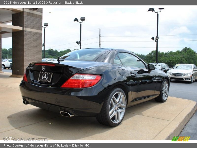 Black / Black 2013 Mercedes-Benz SLK 250 Roadster