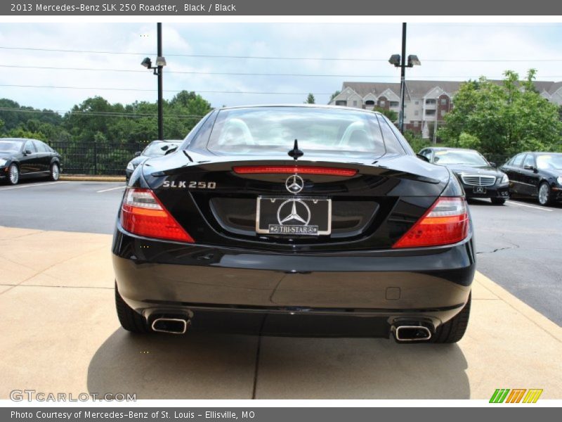 Black / Black 2013 Mercedes-Benz SLK 250 Roadster