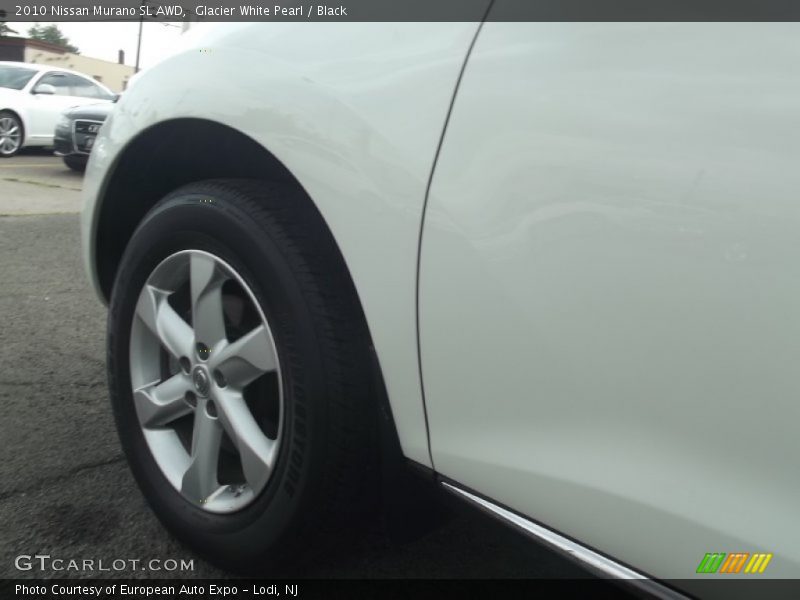 Glacier White Pearl / Black 2010 Nissan Murano SL AWD
