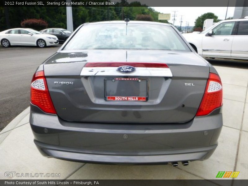 Sterling Grey Metallic / Charcoal Black 2012 Ford Fusion SEL