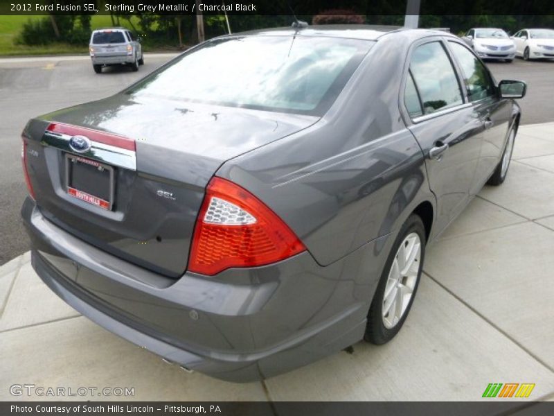 Sterling Grey Metallic / Charcoal Black 2012 Ford Fusion SEL
