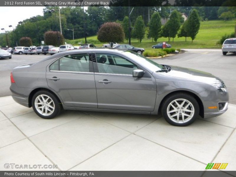 Sterling Grey Metallic / Charcoal Black 2012 Ford Fusion SEL