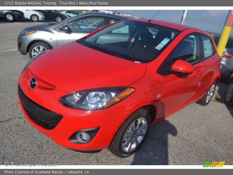 True Red / Black/Red Piping 2013 Mazda MAZDA2 Touring
