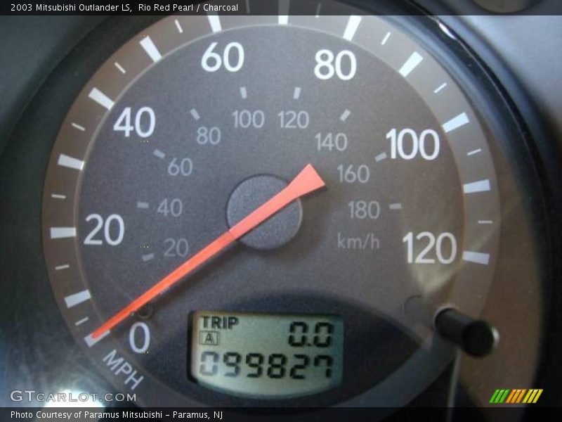 Rio Red Pearl / Charcoal 2003 Mitsubishi Outlander LS