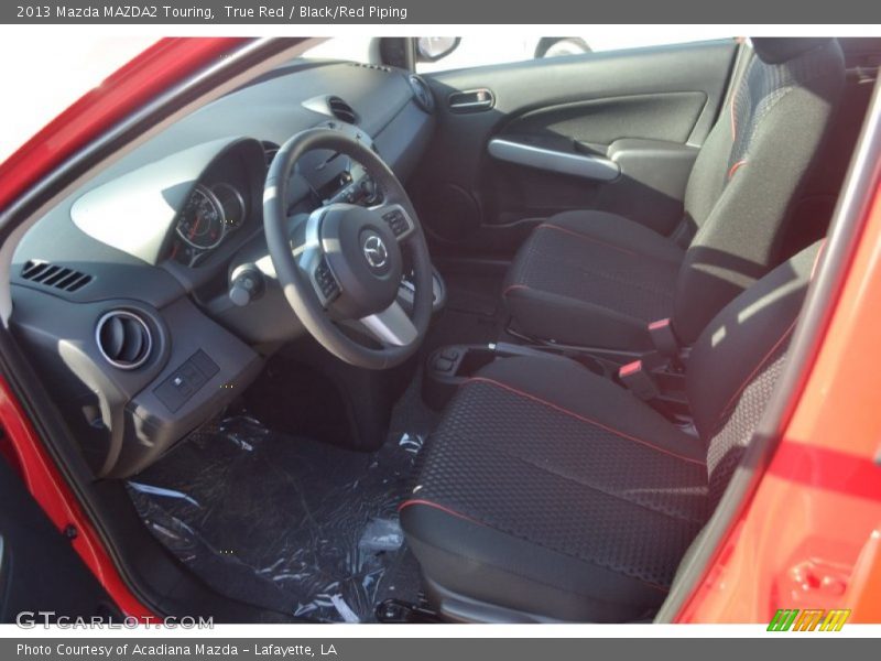 True Red / Black/Red Piping 2013 Mazda MAZDA2 Touring