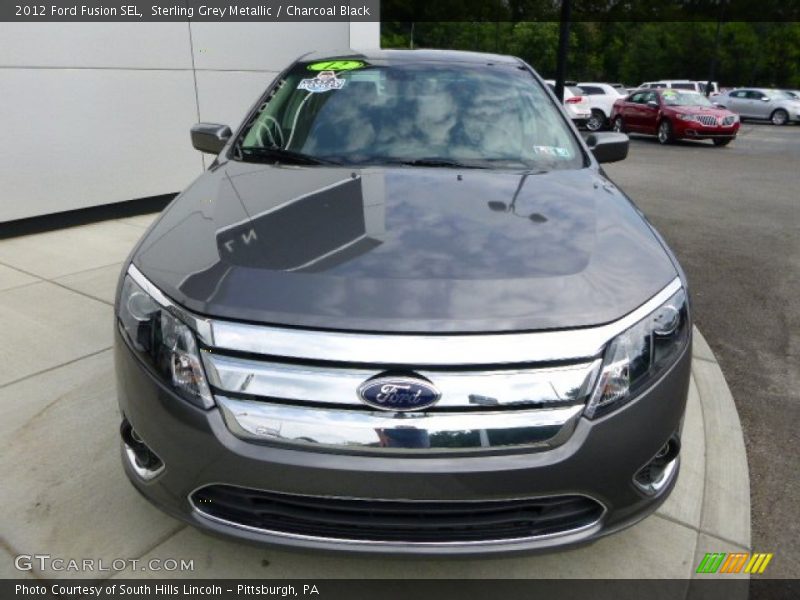 Sterling Grey Metallic / Charcoal Black 2012 Ford Fusion SEL