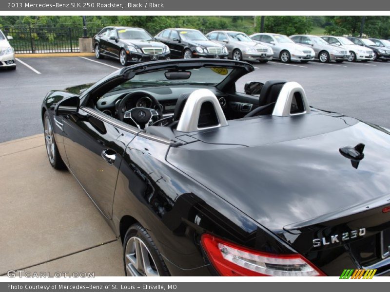 Black / Black 2013 Mercedes-Benz SLK 250 Roadster