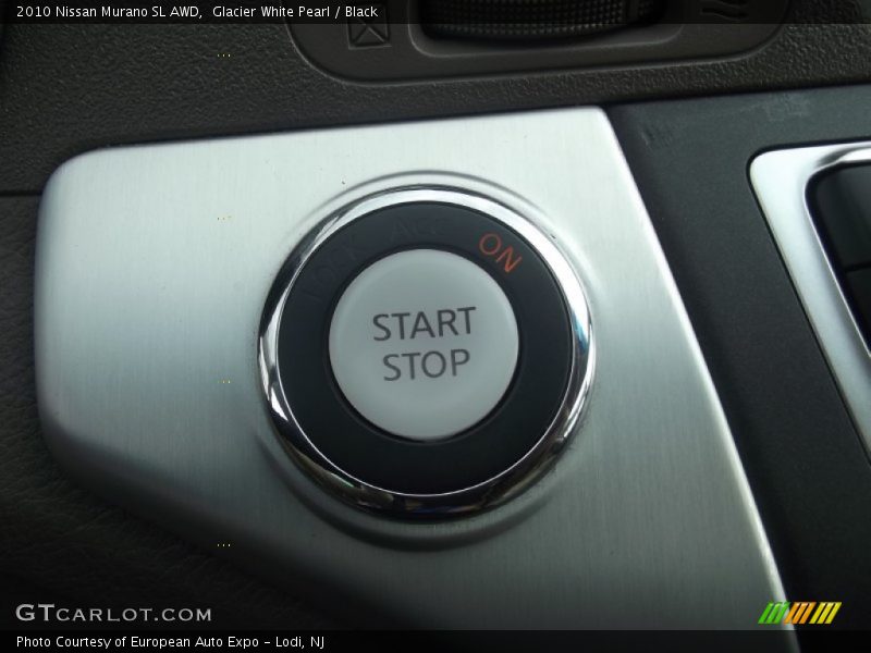 Glacier White Pearl / Black 2010 Nissan Murano SL AWD
