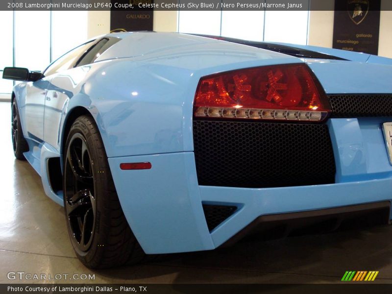 Celeste Cepheus (Sky Blue) / Nero Perseus/Marrone Janus 2008 Lamborghini Murcielago LP640 Coupe