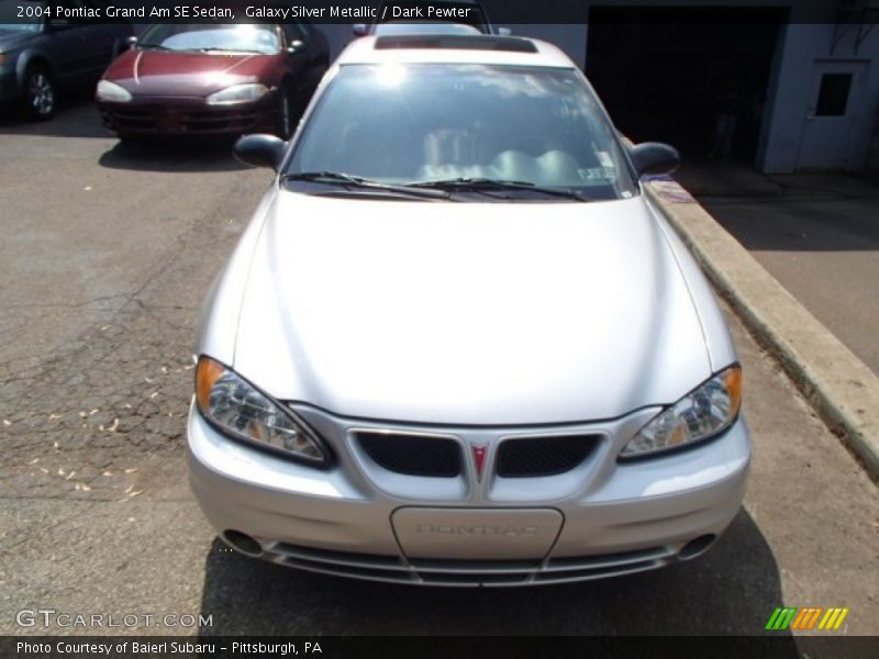 Galaxy Silver Metallic / Dark Pewter 2004 Pontiac Grand Am SE Sedan