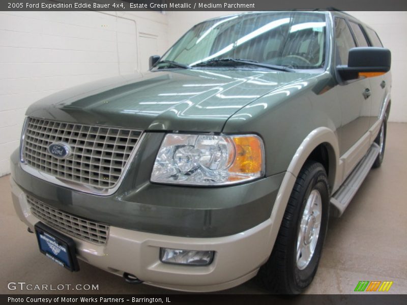 Estate Green Metallic / Medium Parchment 2005 Ford Expedition Eddie Bauer 4x4