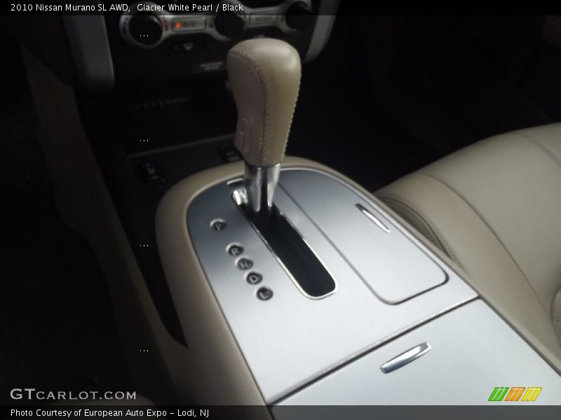 Glacier White Pearl / Black 2010 Nissan Murano SL AWD