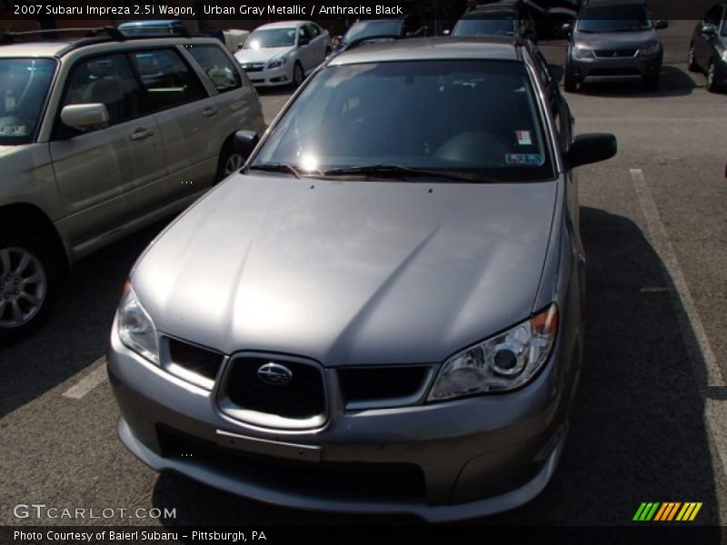 Urban Gray Metallic / Anthracite Black 2007 Subaru Impreza 2.5i Wagon