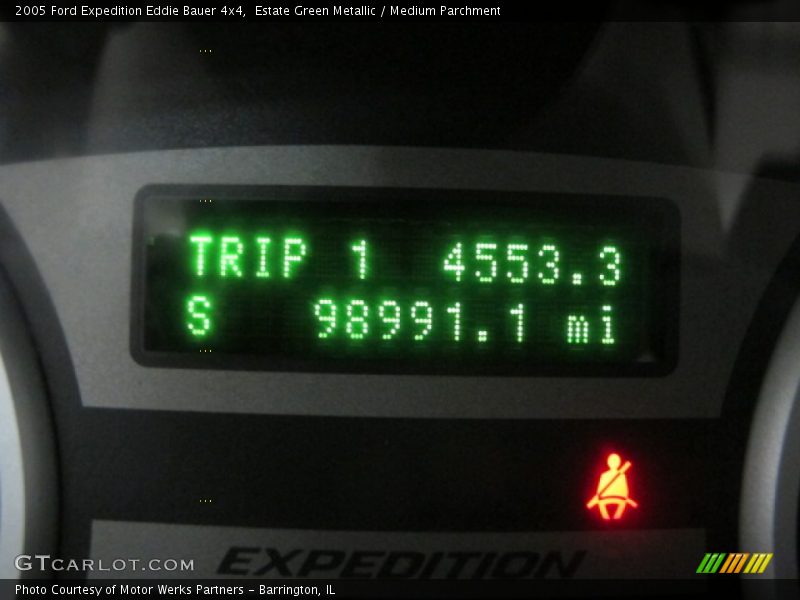 Estate Green Metallic / Medium Parchment 2005 Ford Expedition Eddie Bauer 4x4